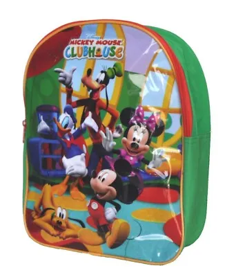 Kids Disney Pixar Mickey Mouse Junior Backpack School Nursery Lunch Bag BNWT • £4.95