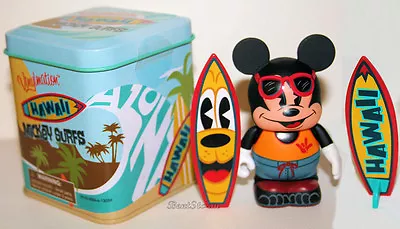 Disney Store Hawaii Exclusive Surfer Mickey Surfs Vinylmation Surfboard 3  NEW  • $49.95