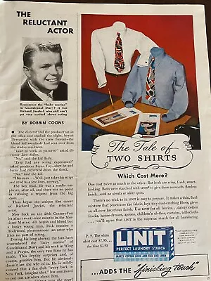 £1.94 • Buy Linit Laundry Starch, Detergent, Vintage Print Ad, A