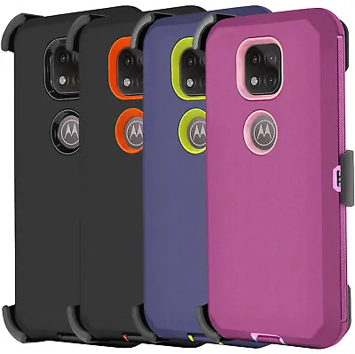 For Motorola Moto G Power 2021 Rugged Clip Defender Phone Case Screen Protector • $10.99