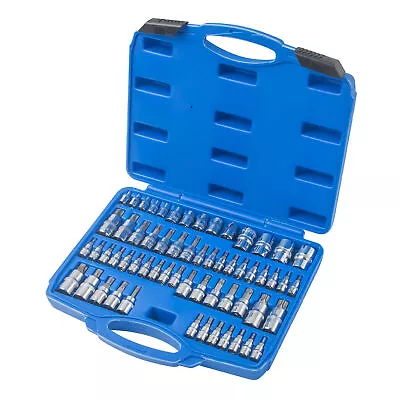 60Pcs Master Torx Bit Socket And External Torx Socket Set | S2 And Cr-V Steel • $44.89