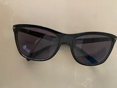 $37.95 • Buy Prada Sunglasses Black Gradient Smoke Square Silver PR10OS SPR 10O