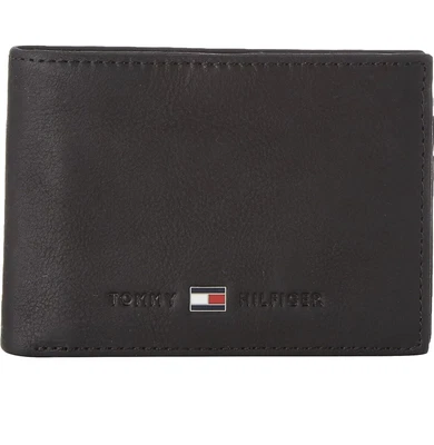 £39.99 • Buy Tommy Hilfiger Mini Flap Coin Pocket Wallet Black Mens BRAND NEW