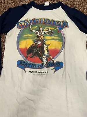 Molly Hatchet Beatin The Odd World Tour 1981 Vintage Concert Jersey  • $120