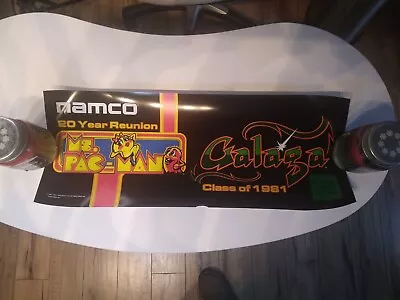 Ms Pac-Man Galaga Class Of 1981 Arcade Front Artwork And Marquee (ORIGINAL) • $80