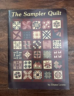 Diana Leone “The Sampler Quilt” Book II Quilting Patterns OOP 1980 Vintage • $5.99