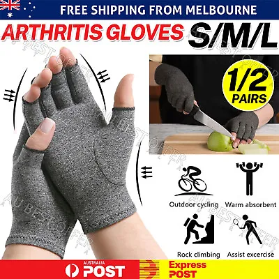 Arthritis Gloves Compression Joint Finger Hand Wrist Support Brace Pain Relief • $8.52