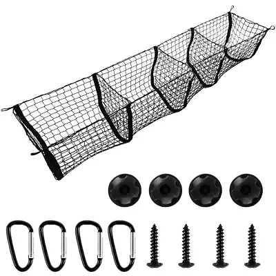 59  X 11.8  Removable Truck Cargo Net For Pickup Truck Ford/Dodge/GMC/Chevrolet • $66.99