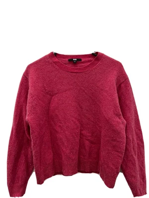 $15 • Buy RED UNIQLO Pure New WOOL JUMPER SIZE M