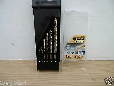 Dewalt Dt4956 6pce Hss Extreme Industrial Cobalt Metal Drill Bit Set  • £15.89