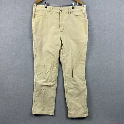 R.M. Williams Straight Moleskin Pants Mens W40xL34 (38x28) Beige • $21.93