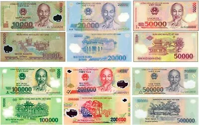 ONE MILLION Vietnam Dong Currency Banknotes Authentic Circulated VND Money • $79.99