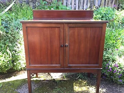 £75 • Buy Vintage Antique Small Mahogany Wood Wash Stand Drinks Cabinet 2-door Cupboard Gc