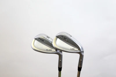$122.99 • Buy Ping Glide SS Silver Dot 52*, 56* Wedge Set RH True Temper XP Steel Stiff