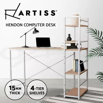 Artiss Computer Desk Office Study Desks Laptop Table Corner Student Desk Metal • $109.95