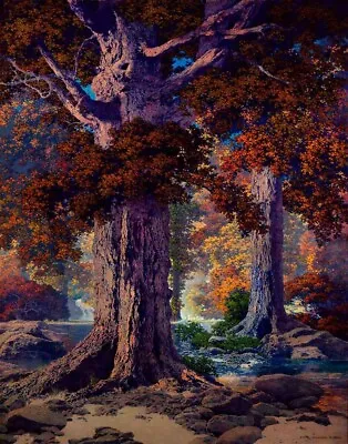 Maxfield Parrish Autumn Woods Canvas Print 16 X 20 • $39.99