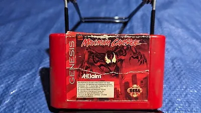 Spider-man Venom Maximum Carnage Sega Genesis - Red Cart Free Ship • $20.99