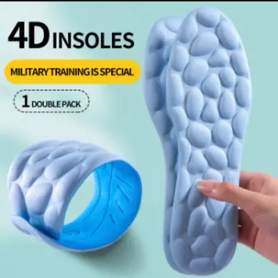 Memory Foam Orthopaedic Massage Insoles For Shoes Women Men Sports 5D • £3.39