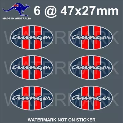 6 Aunger Mag Wheel Centre Cap Stickers • $5.99