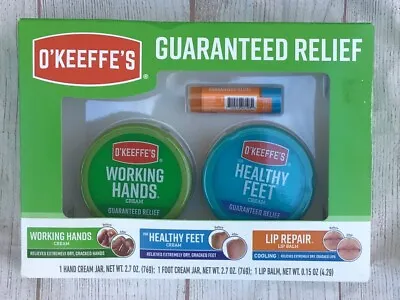 O'Keeffe's Winter Skin Essentials Working Hands Feet&Lip Repair Set  NEW SEALED • $9.99