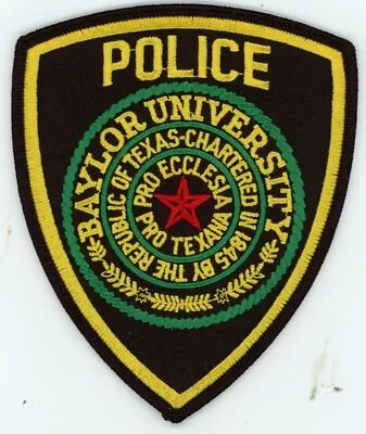 Texas Tx Baylor University Police Nice Shoulder Patch Sheriff • $6.99