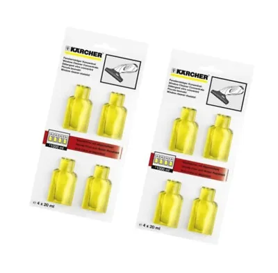 KARCHER Window Vac WV Glass Cleaner Concentrate Liquid 8x 20ml Capsules Sachets  • £12.47