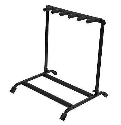 Multi Guitar Stand Rack With Folding Design Holds Up To 5 Electric Or Acousti... • $47.82