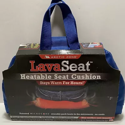 NEW Arctic Zone Lava Seat Heatable Seat Cushion  Stays Warm Up To 6 Hours  Blue • £24.12