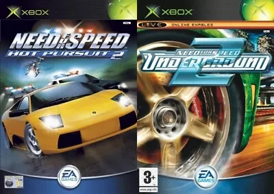 Need For Speed Hot Pusuit 2 & Underground 2 & The Italian Job La Heist • £29.99