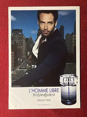 Benjamin Millepied For L’Homme Libre YSL Cologne 2011 Print Ad - Great To Frame! • £6.70