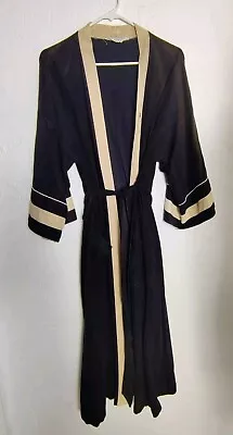 Vintage Christian Dior Men's Monsieur Velour OS Pocketed Bath Robe Usa *Flawed • $31