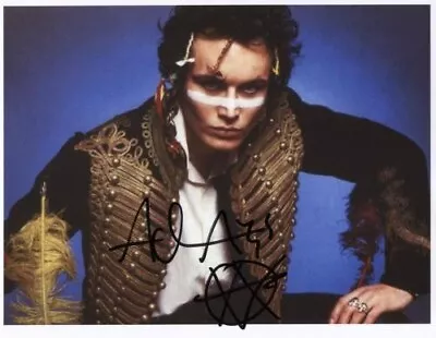 Adam Ant (And The Ants) Signed 8  X 10  Photo Genuine In Person + COA Guarantee • £79.99