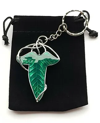 Lord Of The Rings Elven Brooch Keyring Great Gift Or Treat In Velvet Gift Bag • £6.99