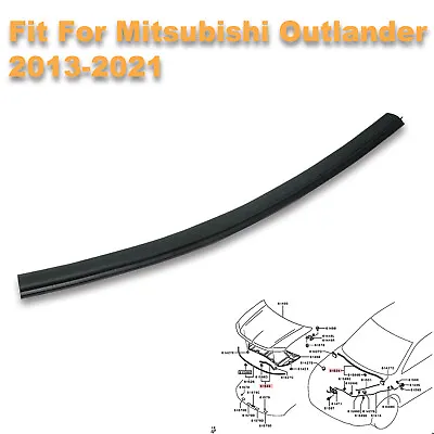 Weatherstrip Seal Hood To Cowl Rubber 5902A316 For Mitsubishi Outlander 2013-21 • $15.90