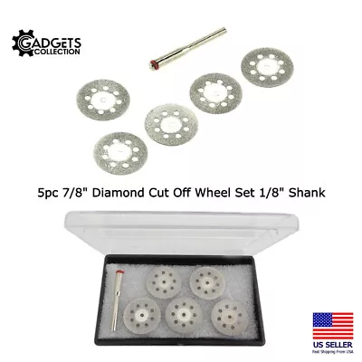5pc Diamond Cutting Wheels Die Grinder Cut Off Disc For Dremel Rotary Tool • $29.99