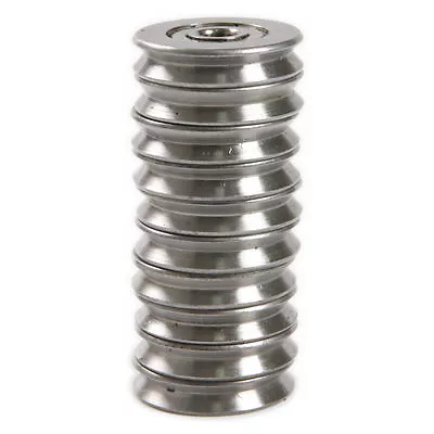 $20.34 • Buy 10pcs 5*22*5MM Metal 1.5mm Deep V Groove Guide Pulley Rail Ball Bearings Wheel
