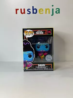 Funko Pop! Marvel Black Panther Blacklight Shuri #276 • £9.99