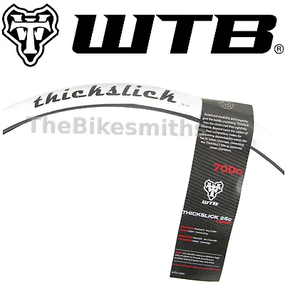 WTB ThickSlick Comp WHITE 700x 25 Tire Slick Urban Bike Long Wear Twice As Thick • $30.95
