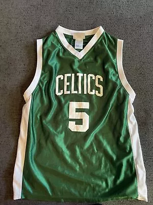 Adidas Kevin Garnett Boston Celtics Green Basketball Jersey Youth Size Large VG  • $9.99