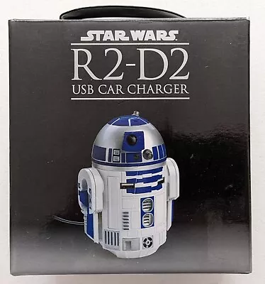Star Wars R2-D2 USB Car Charger 2x USB Ports Lights & Sounds ThinkGeek • $29.99