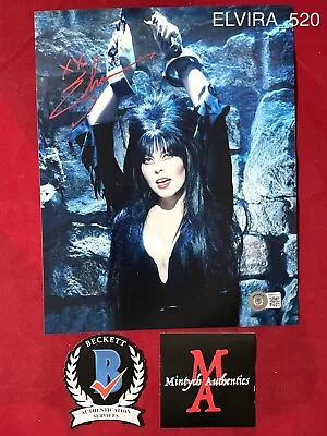 Elvira Cassandra Peterson Autographed Signed 8x10 Photo Beckett COA Horror • $89.99