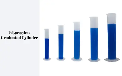 Graduated Cylinder  Polypropylene 100ml - 2000ml Plastic • $7.96