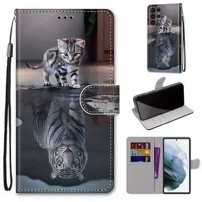 Cat Tiger Phone Case For IPhone Samsung Huawei Sony OPPO ZTE Moto Google Xiaomi  • £4.79