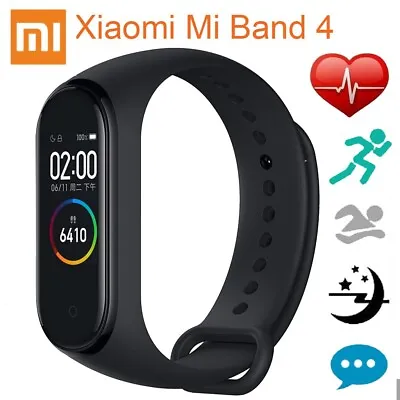 Xiaomi Mi Band 4 AMOLED Color Screen Wristband BT5.0 Fitness Smart Watch • $45.09
