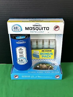 Thermacell Mosquito Repellent Blue 48hr Bonus Pack • $24.99