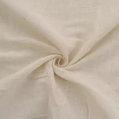 Natural 100% Cotton Unbleached Muslin Fabric 36  Wide  Sold By METER • $149.99