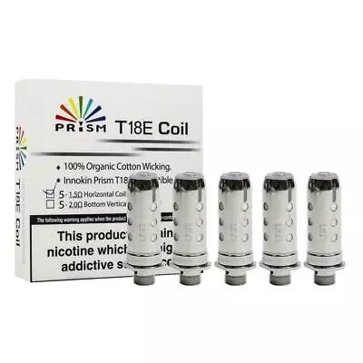 INNOKIN T18E COILS / T22E GENUINE Prism Endura Vape Coil Heads 1.5ohm  • £6.74