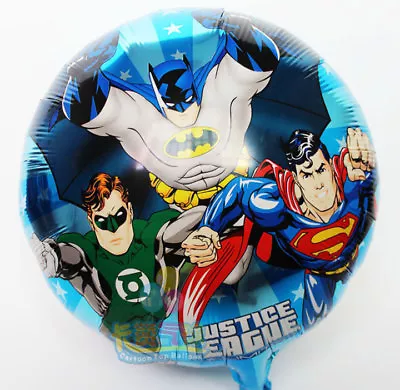 $3.50 • Buy Justice League Batman Birthday Party Foil Helium Balloon Round 45cm New!