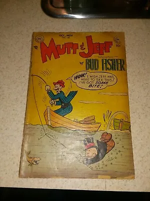 Mutt And Jeff #66 DC Comics 1953 Golden Age Precode Humor Strip Binky Appearance • $15.62
