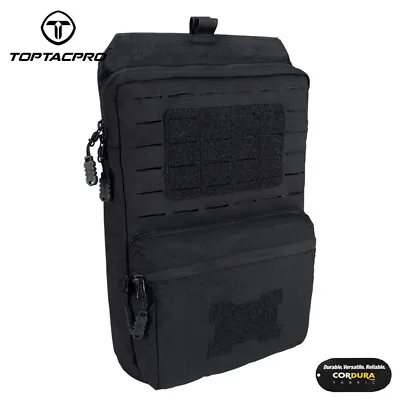 TOPTACPRO Tactical Hydration Backpack 2L MOLLE Water Bag Hydration Pouch Camo MC • $46.83